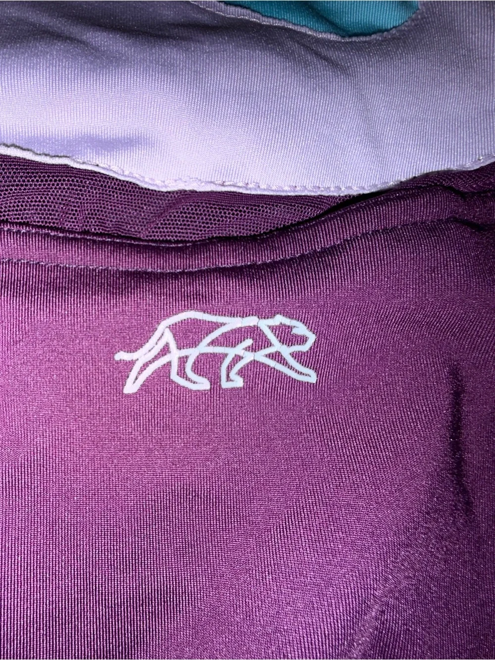 Tiger Friday Long-Sleeve Unicorn One-Piece Leotard in Plum Size Adult Medium